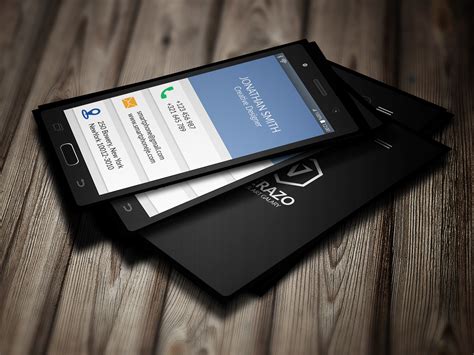 Smart Phone Business Card on Behance