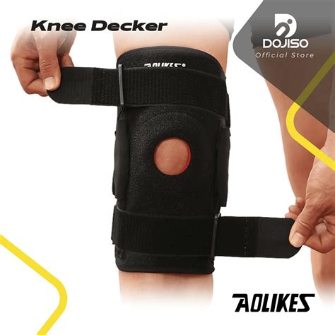 Jual Deker Lutut Premium Aolikes Aluminum Plate Dan Strap Knee