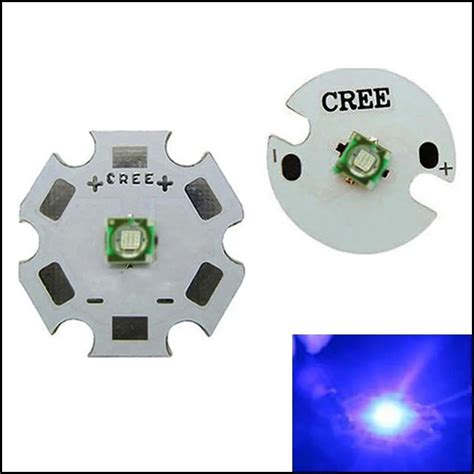 Pcs Original W Cree Xlamp Xpe Xp E Blue Led Light Lamp With Mm Mm