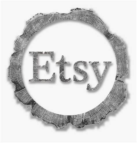 Etsy Logo Png Black, Transparent Png - kindpng