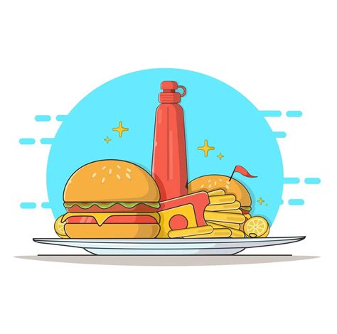 diseño de icono de comida rápida 1227507 Vector en Vecteezy