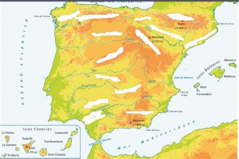 Imprimir Mapa Interactivo Mapa Fisico De Espa A Escribir