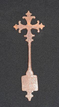 Lot A Hand Forged Iron Coptic Cross Ethiopian Broadbeach Credit