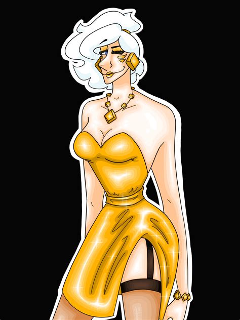 Golden Gal Fnaf Glamrock Chica Fanart By Greenjelly 12 On