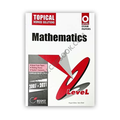 O Level Mathematics Topical Worked Solution Edition Redspot