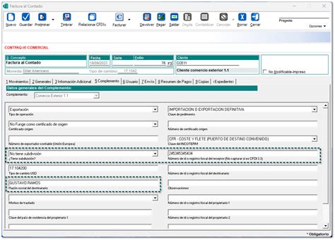 Situaciones Comunes Con Complemento De Comercio Exterior En Los