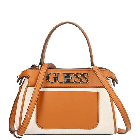 Guess Uptown Chic Mini Sac A Main Cognac