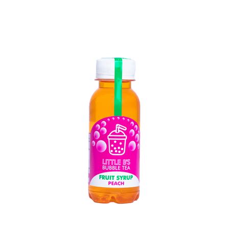 Little Bs Bubble Tea Fruit Syrup Peach 100ml Shop Today Get It Tomorrow