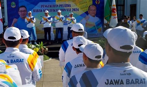 Gubernur Jabar Ridwan Kamil Kukuhkan Ribuan Atlet Pelatda Jabar Bk Pon