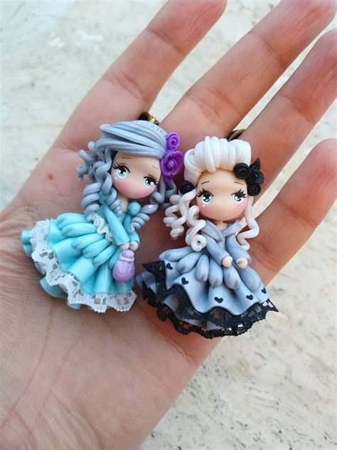 Clay Girls Polymer Clay Charms Polymer Clay Crafts Cute Polymer Clay