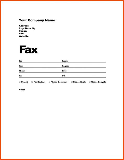 How To Write A Fax Cover