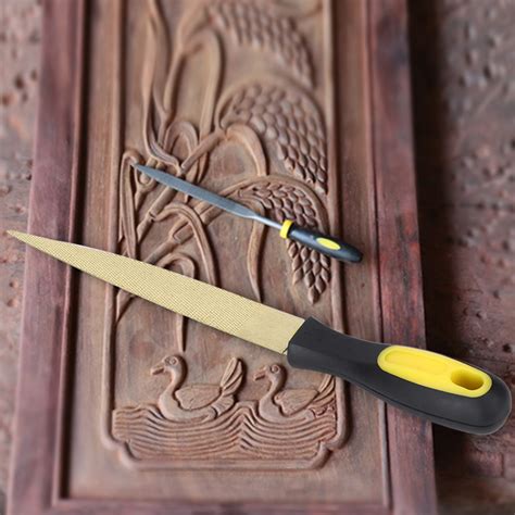 Wood File Golden Tapered Wood File Rasp Diy Craft Carpenter Woodworking