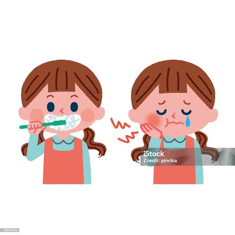 Illustration Of Tooth Decay Prevention And Tooth Decay Stock ...