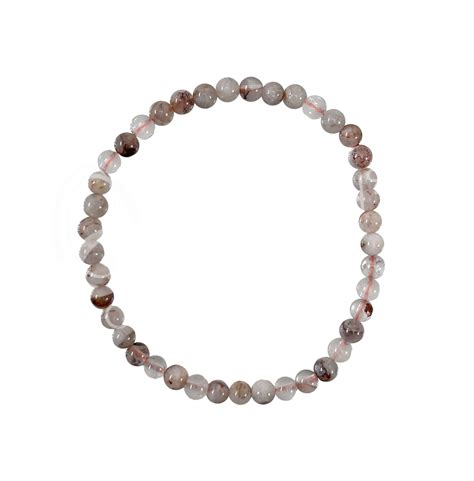 Red Hematoid Quartz 4 Mm Bracelet Oceanic Linkways