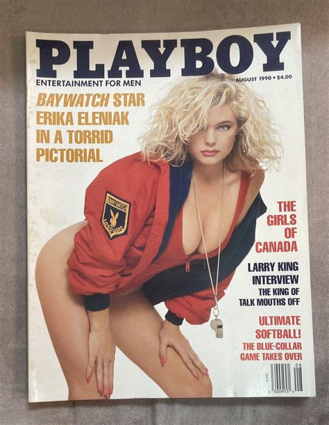 Mavin Playboy Magazine August Baywatch Erika Eleniak Hot