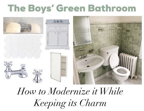 home renovations how to modernize an old bathroom vintage tile - See