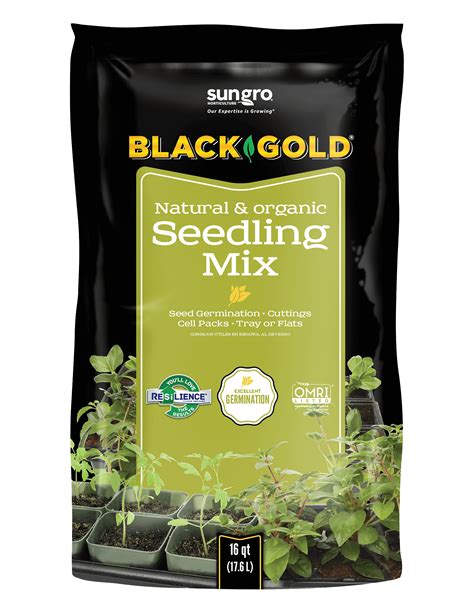 Black Gold® Natural And Organic Seedling Mix Sun Gro