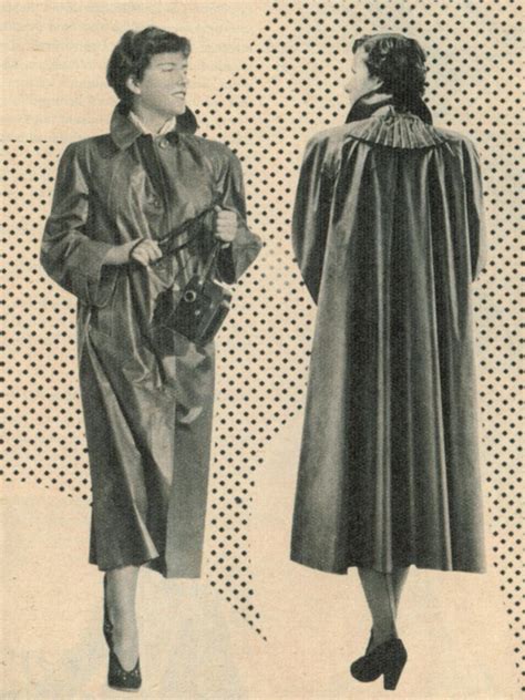 1953 Kleppermode In 2024 Rainwear Girl Mackintosh Raincoat Rain Wear