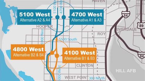 West Davis Corridor Map