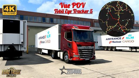 Clermont F Marseille Daf Xf Tobii Eye Tracker Euro Truck