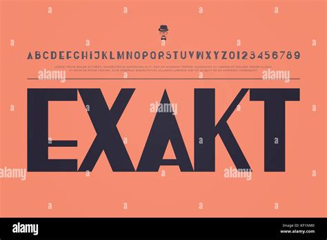 Stylish Alphabet Letters And Numbers Vector Medium Font Type Regular