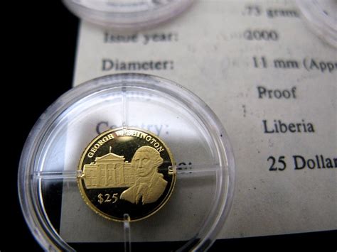 World's Smallest Gold Coin, Liberia Mini Gold 24K Pure Gold Money .73 Gram &COA. - Rare and ...