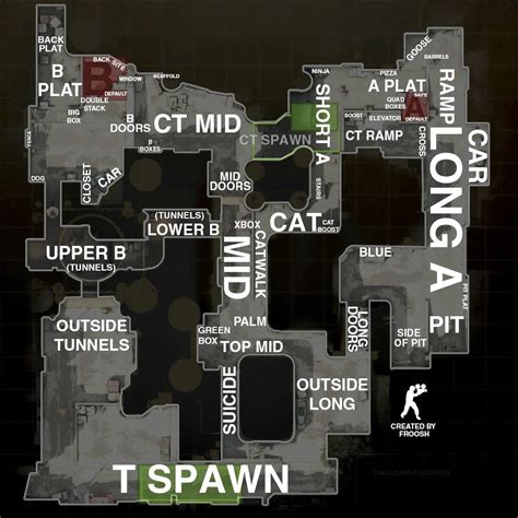 Csgo All Map Callouts Overviews For Competitive Maps 2018