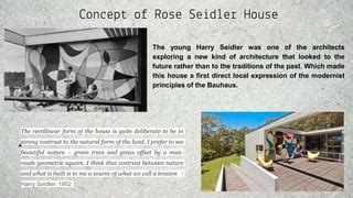 Rose seidler house | PPT