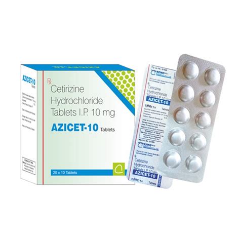 Mg Cetirizine Hydrochloride Ip Tablet At Rs Box Cetirizine