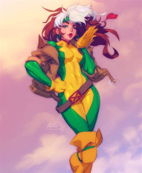 Rogue Marvel And 1 More Drawn By Robaato Danbooru