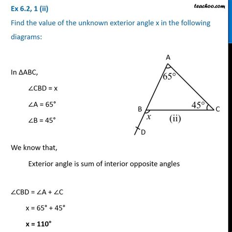 Interior Angles Triangle