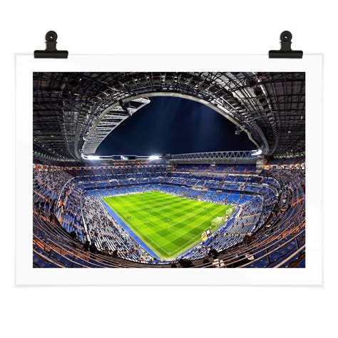 Poster Garcia Real Madrid Santiago Bernab U Stadion Wall Art Nl