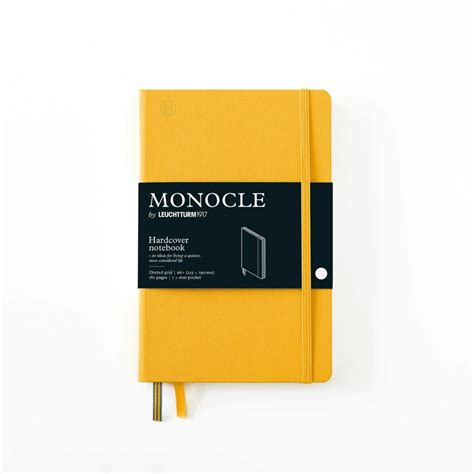 Leuchturm Monocle Notebook Hardcover Yellow B