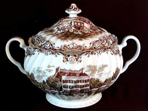 Nmint Johnson Brothers Soup Tureen And Lid Heritage Hall 4411 Etsy