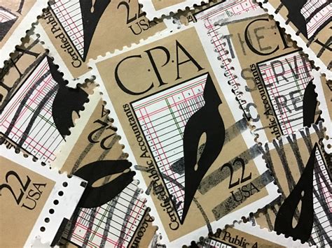 15 Cpa Postage Stamps Usa Used Certified Public Etsy