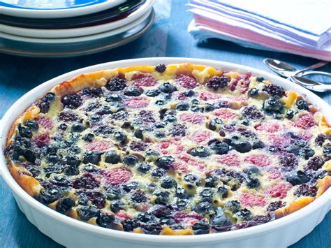 Clafoutis Myrtilles Framboises Recette De Clafoutis Myrtilles