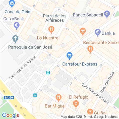 C Digo Postal Calle Villanueva Avenida En Badajoz Codigopostalde Es