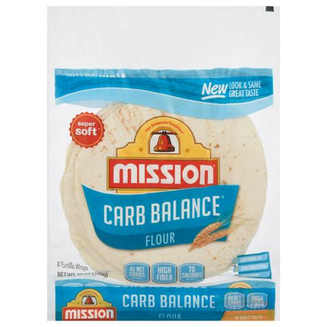 Save On Mission Carb Balance Flour Tortillas Soft Taco Size Low Carb 8 Ct Order Online