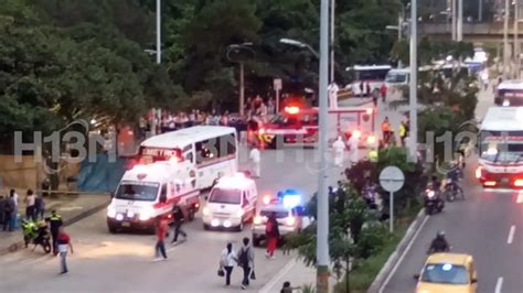 Fuerte Accidente De Tránsito Se Registró Por La Estación Envigado Del