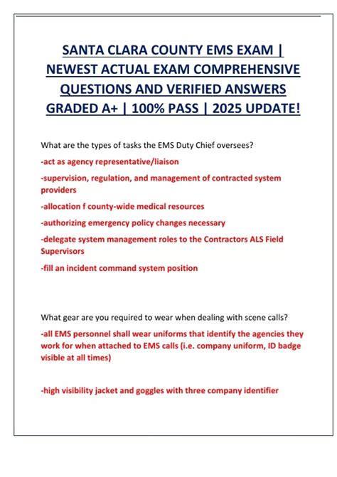 Lvn Written Exam At Santa Clara County 11