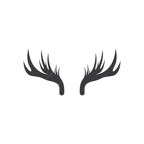 Premium Vector Deer Antlers Logo Template Illustration Design