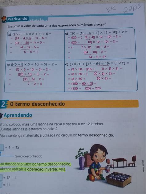 26 05 5º ano Profª Cida Matemática Termo Desconhecido