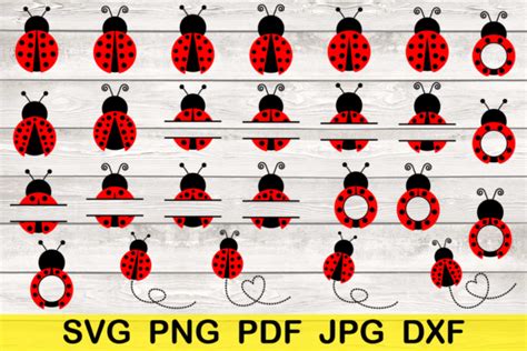 Ladybug Designs Bundle Graphic By Utto · Creative Fabrica