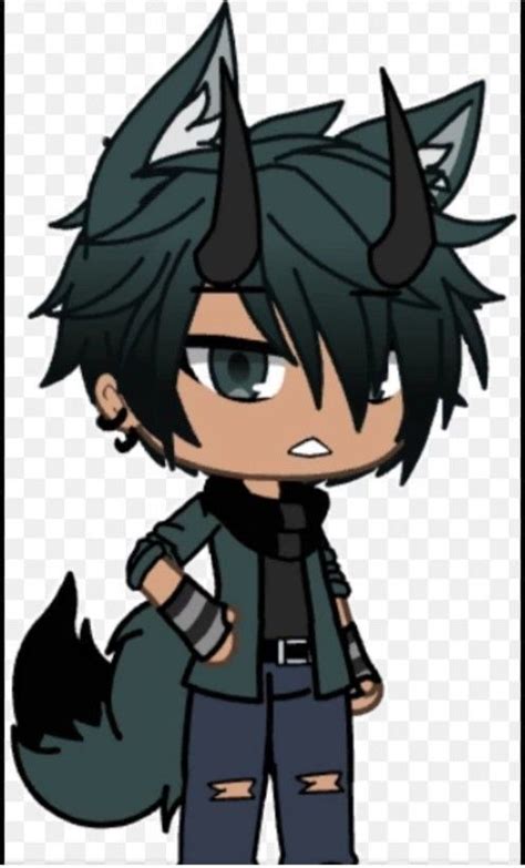 Gacha Life Black Wolf