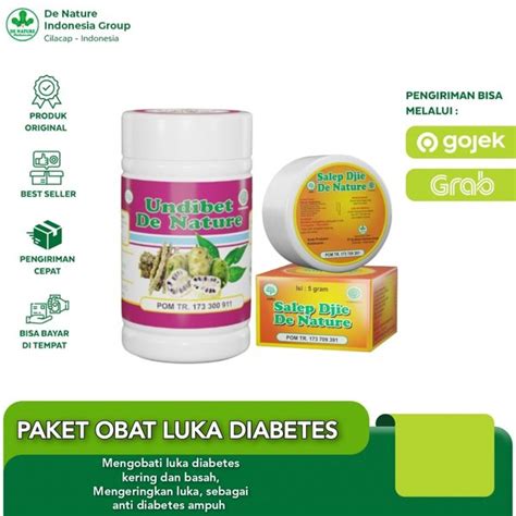 Jual Obat Luka Diabetes Luka Bakar Koreng Eksim Kapsul Undibet Salep