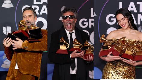 Grammy Latino 2022 Jorge Drexler Fito Páez Rosalía Y Bad Bunny