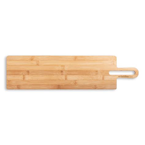 Caraway Long Bamboo Serving Board Serving Boards Custom Serving