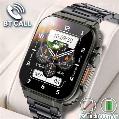 Lige Amoled Hd Screen Bluetooth Call Smart Watch Men Mah Large