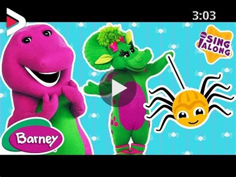 Itsy Bitsy Spider | Barney Nursery Rhymes and Kids Songs دیدئو dideo