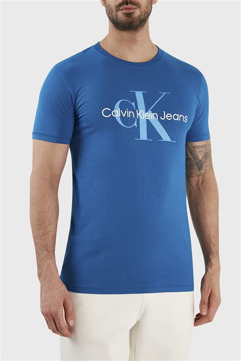 Calvin Klein 100 Pamuk Logolu Slim Fit Bisiklet Yaka J30j320806c3b Erkek T Shirt J30j320806